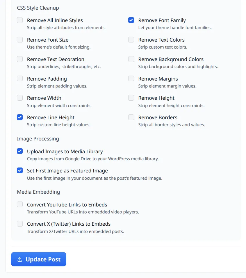 Full edit screen — page 5